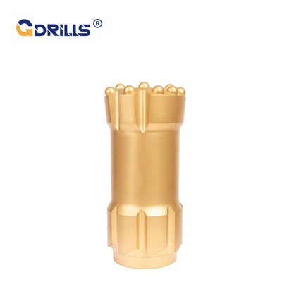 버튼 비트 드릴링 T 스레드를 철회합니다