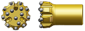 T38 tunnel drilling bit butto-4 T38 tunnel drilling bit butto-4